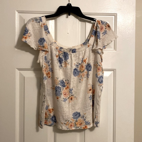 LOFT off shoulder top size medium - Picture 1 of 3